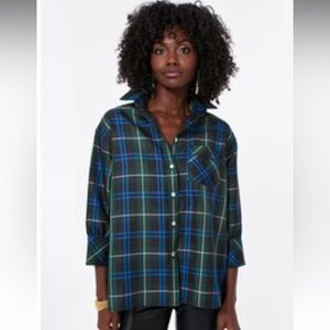 Tuckernuck Green & Blue Plaid Button-Down Shirt